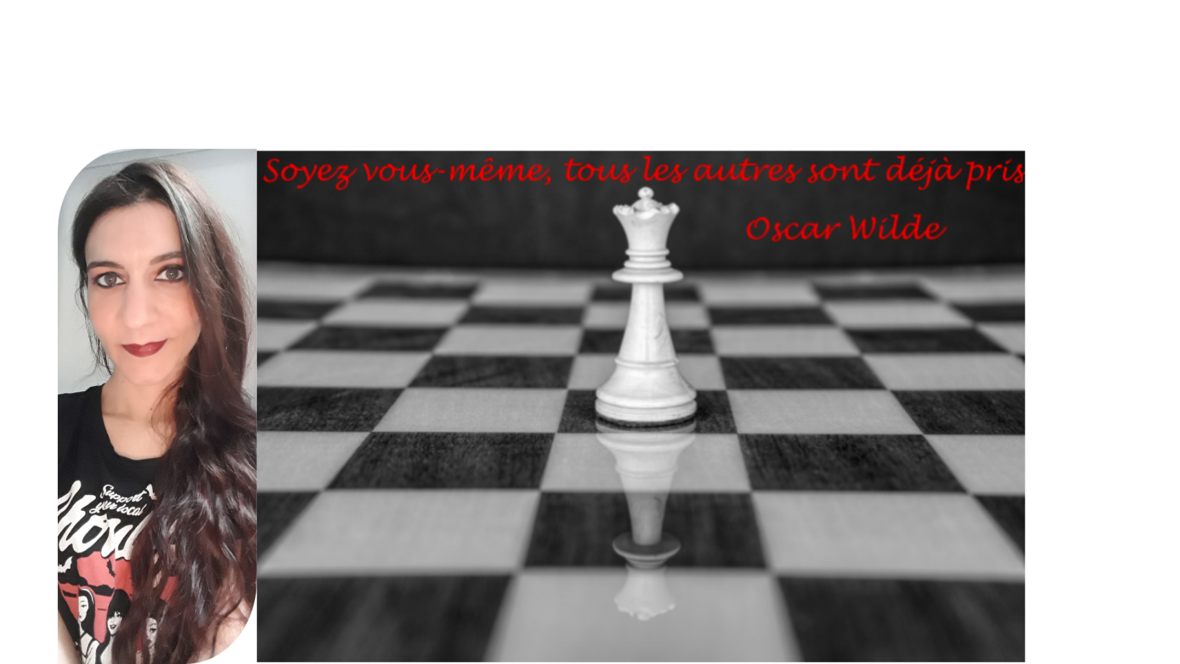 Image pièce d'échecs citation Oscar Wilde soyez vous-même, tous les autres sont déjà pris photo