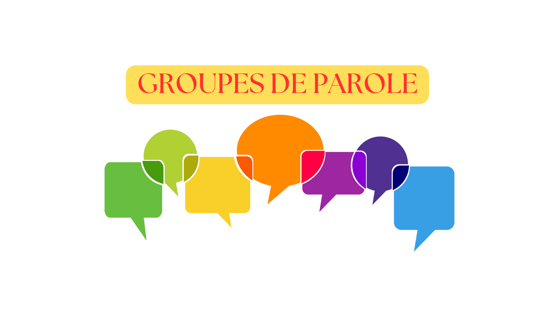 Bulles de conversation groupes de parole hpi cabinet Potentialité