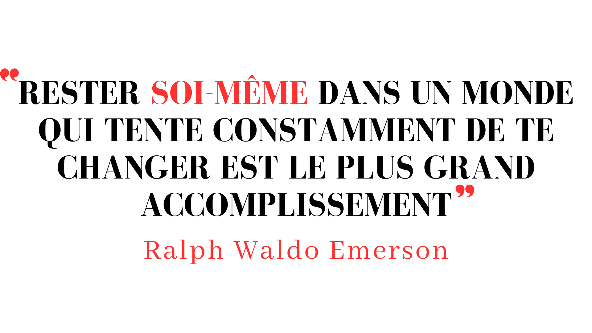 Citation Ralph Waldo Emerson