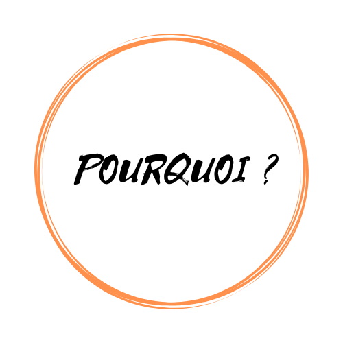 Cercle orange inscription pourquoi cabinet Potentialité Haut Potentiel Intellectuel neuroatypies