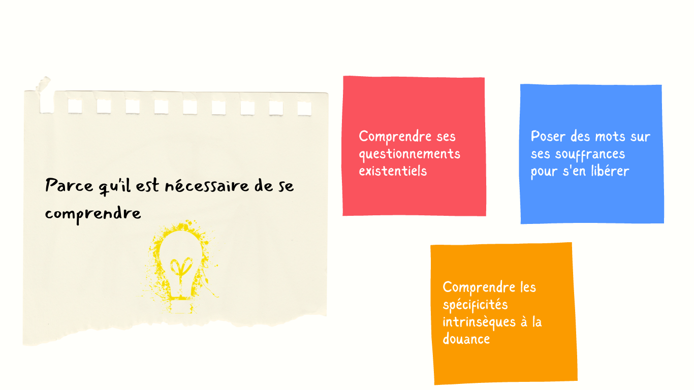 Post it explications nécessité psychothérapie cabinet Potentialité Haut Potentiel neuroatypies